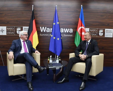 President of Azerbaijan Ilham Aliyev met with German FM