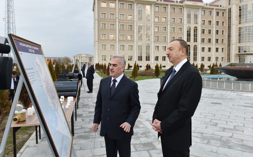 Naxçıvan şəhərdaxili su şəbəkəsi istifadəyə verilib