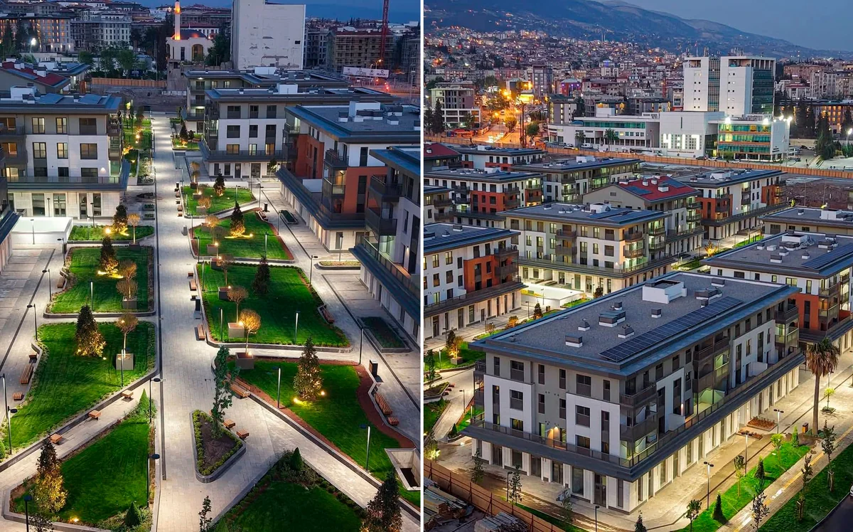 Kahramanmaraşda Azərbaycan məhəlləsindəki evlərin inşası yekunlaşıb