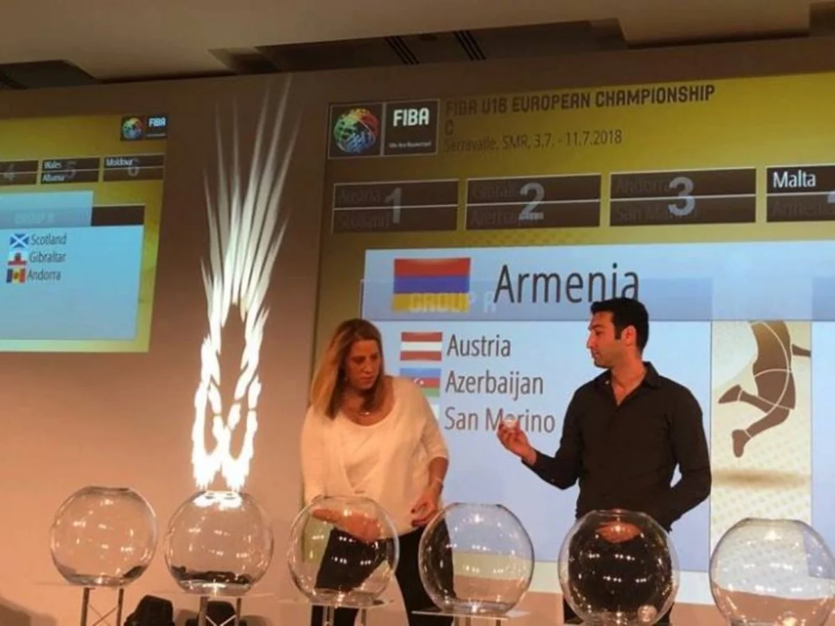 Azerbaijani and Armenian teams in same qualifying group at European Championship
