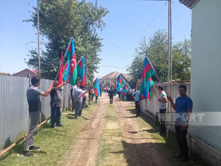 Saatlıda Birinci Qarabağ müharibəsinin şəhidi Namiq Cəfərov dəfn edilib - YENİLƏNİB