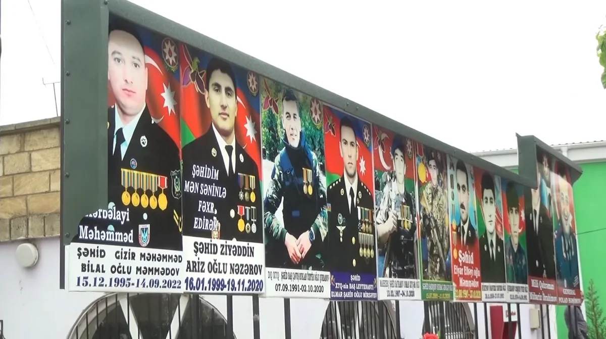 Biləsuvarda Şəhidlər Xatirə Parkının açılışı olub