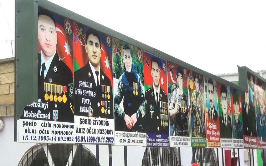 Biləsuvarda Şəhidlər Xatirə Parkının açılışı olub