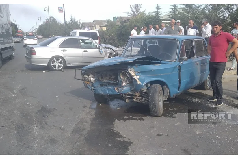 В Джалилабаде произошла цепная авария, есть пострадавшие
