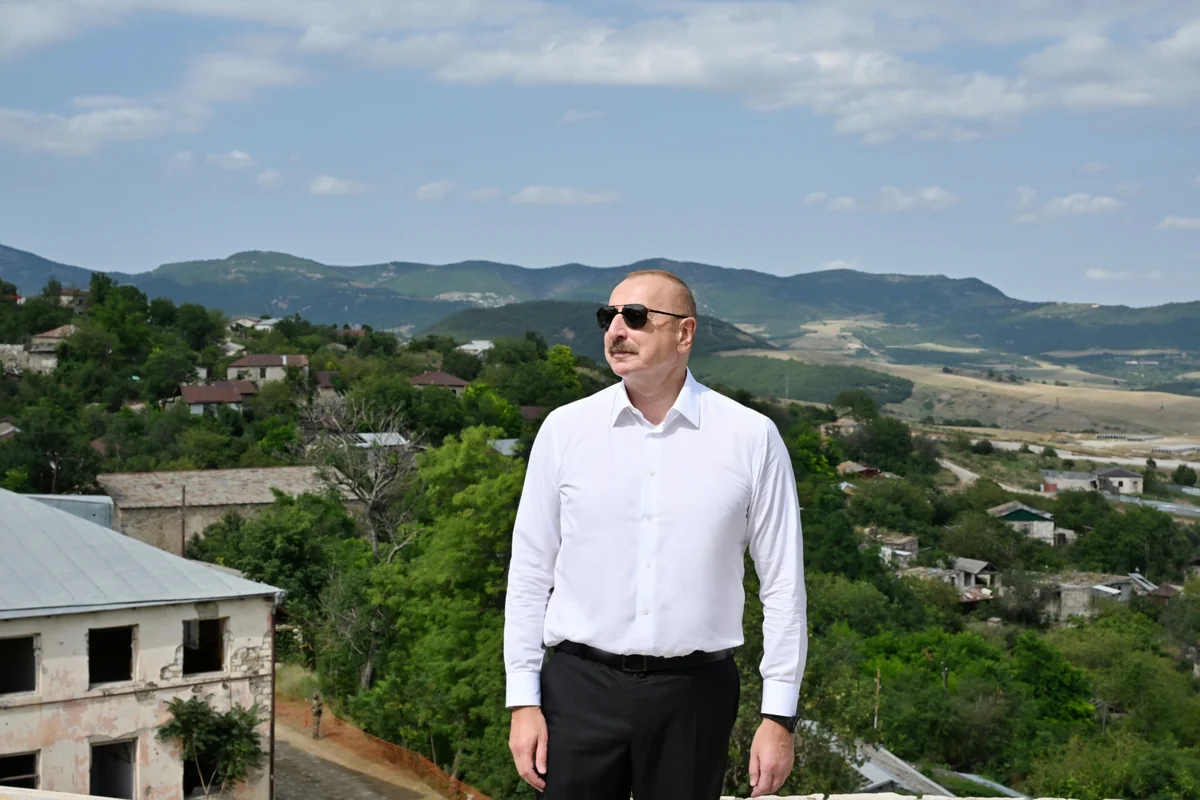İlham Əliyev Xocalının işğaldan azad edilmiş Çanaqçı və Sığnaq kəndlərində olub