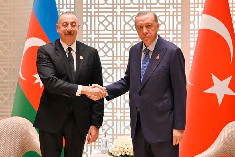 Official dinner hosted in honor of Azerbaijani, Turkish presidents and their wives