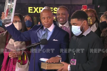 ABŞ-ın məşhur Times meydanında Yeni il şənliyi məhdudiyyətlə qeyd olunub 