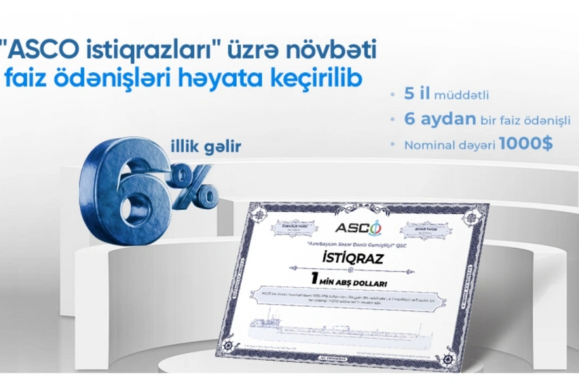 ASCO istiqrazlarına görə növbəti kupon ödənişini həyata keçirib