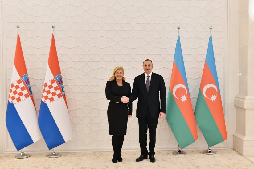 Xorvatiyanın dövlət başçısı Prezident İlham Əliyevi təbrik edib