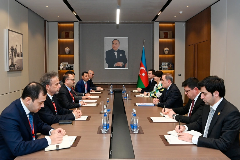 Jeyhun Bayramov meets with TURKPA delegation