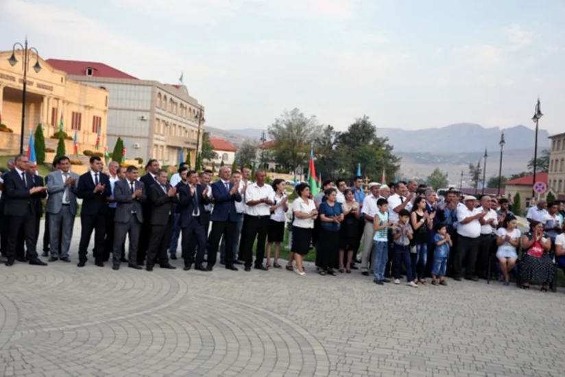 Lerikdə aprel döyüşlərində iştirak edənlərin bir qrupu ilə görüş keçirilib