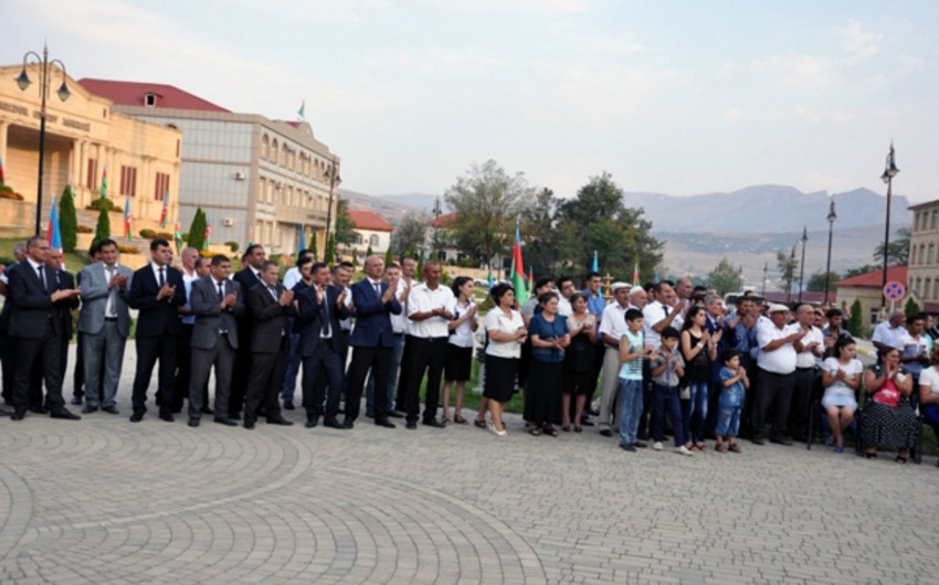 Lerikdə aprel döyüşlərində iştirak edənlərin bir qrupu ilə görüş keçirilib