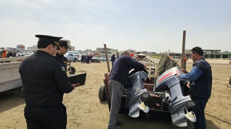 Dəniz kənarında inşa edilən qanunsuz tikili sökülüb