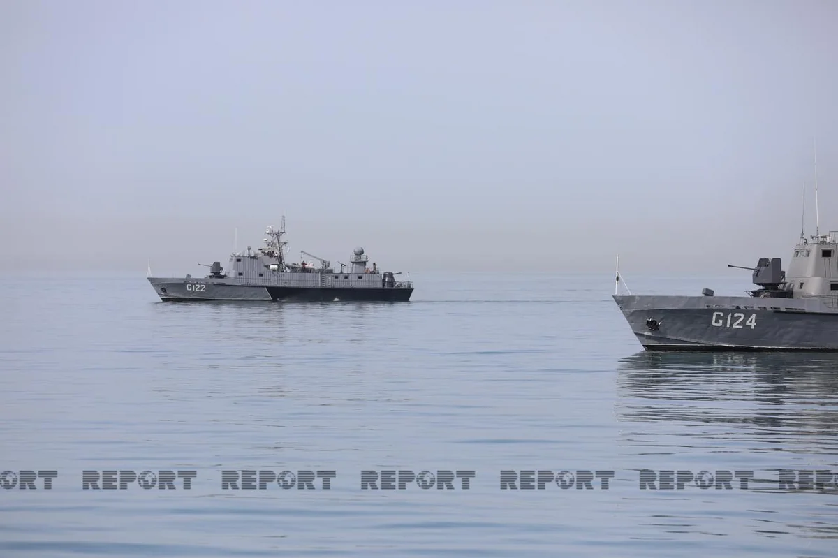 Начались тактические учения ВМС Азербайджана