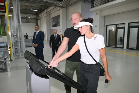 Prezident və Birinci xanım Kəlbəcərdə İstisu Mineral su zavodunun açılışında iştirak ediblər - YENİLƏNİB