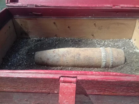 Goranboyda top mərmisi tapılıb