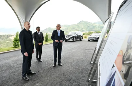 President Ilham Aliyev attends opening of 'LATIFA' Lachin Garment Factory