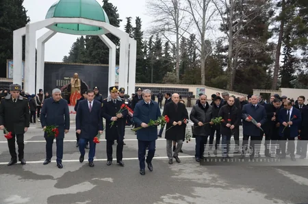 Kürdəmir, Göyçay və Ağsuda şəhidlərin əziz xatirəsi ehtiramla anılıb