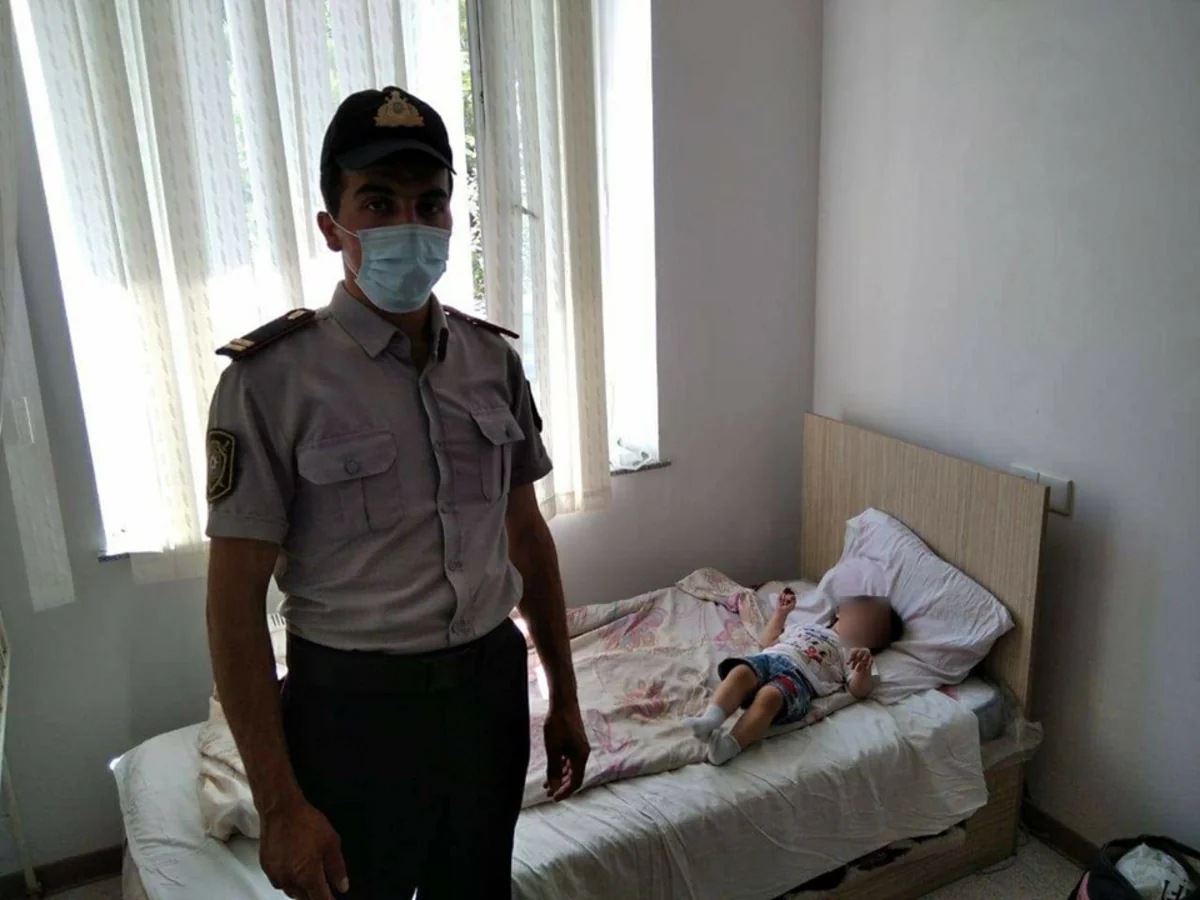 Polis Göyçayda suda boğulan azyaşlını xilas edib