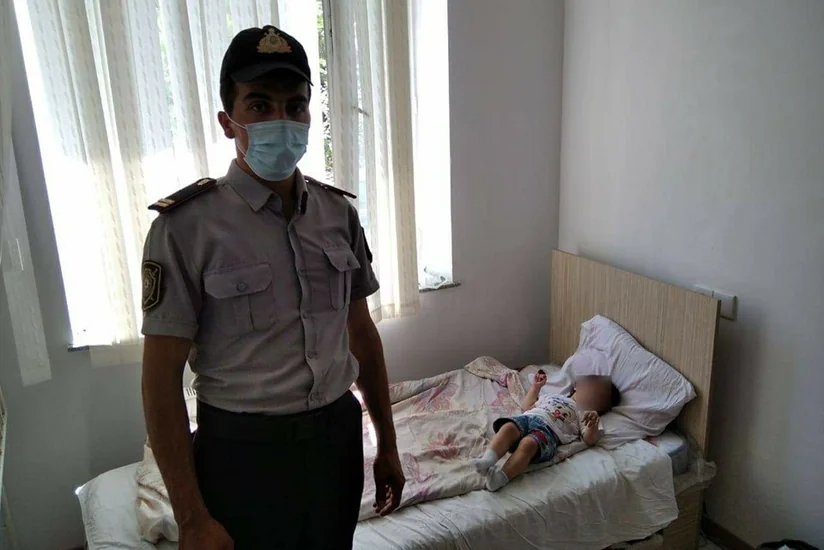 Polis Göyçayda suda boğulan azyaşlını xilas edib