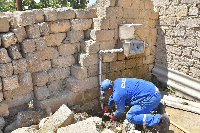 Bakının Xəzər rayonunda sudan sayğacdankənar istifadə halları aşkar edilib