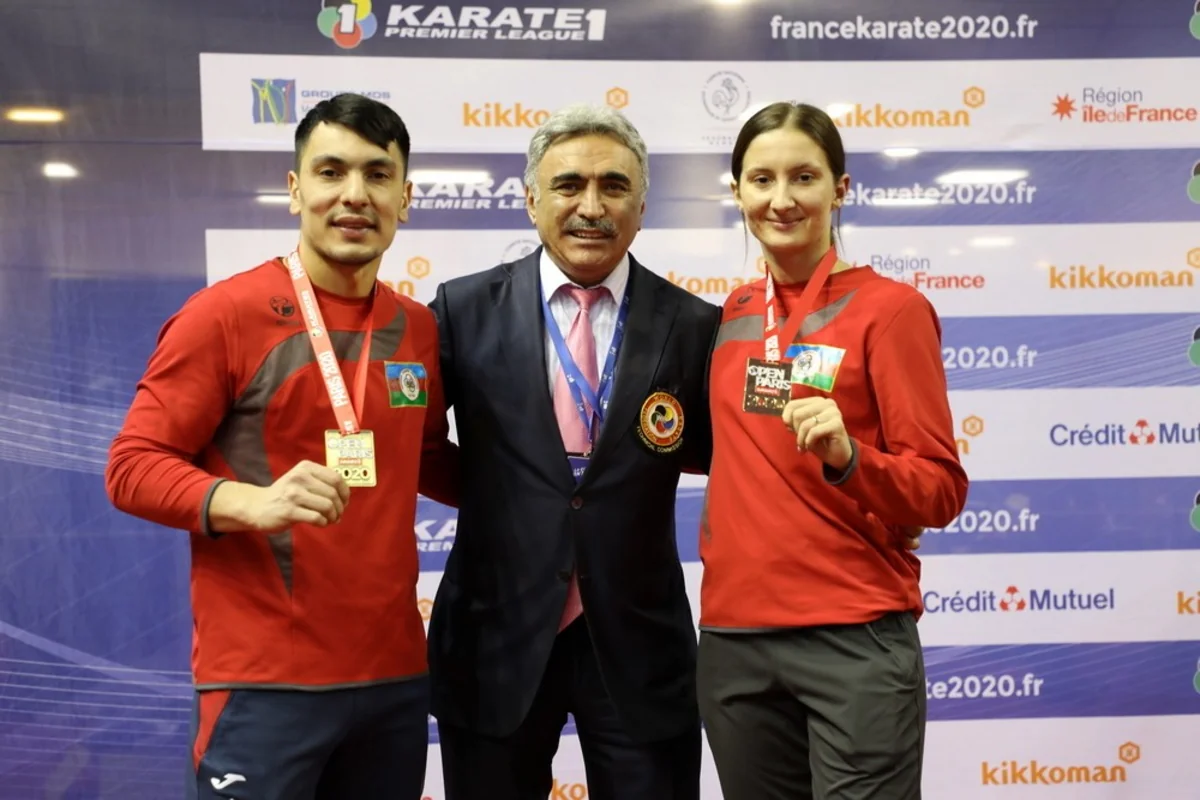 Azərbaycan karateçiləri Parisdə iki medal qazanıb
