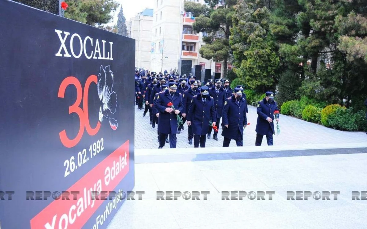 Naftalanda Xocalı soyqırımı qurbanlarının xatirəsi anılıb
