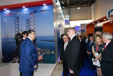 Prezident İlham Əliyev XXVI Beynəlxalq “Xəzər Neft və Qaz-2019” sərgi və konfransının açılışında iştirak edib - YENİLƏNİB