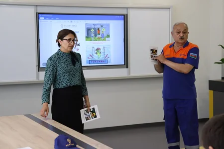 “Azərişıq” Füzulidə ilk dəfə şagirdlərlə maarifləndirici tədbir keçirib