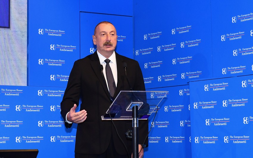 Prezident: Ölkəmiz on ildən çoxdur qonşu dövlətlər üçün etibarlı qaz ixracatçısına çevrilib
