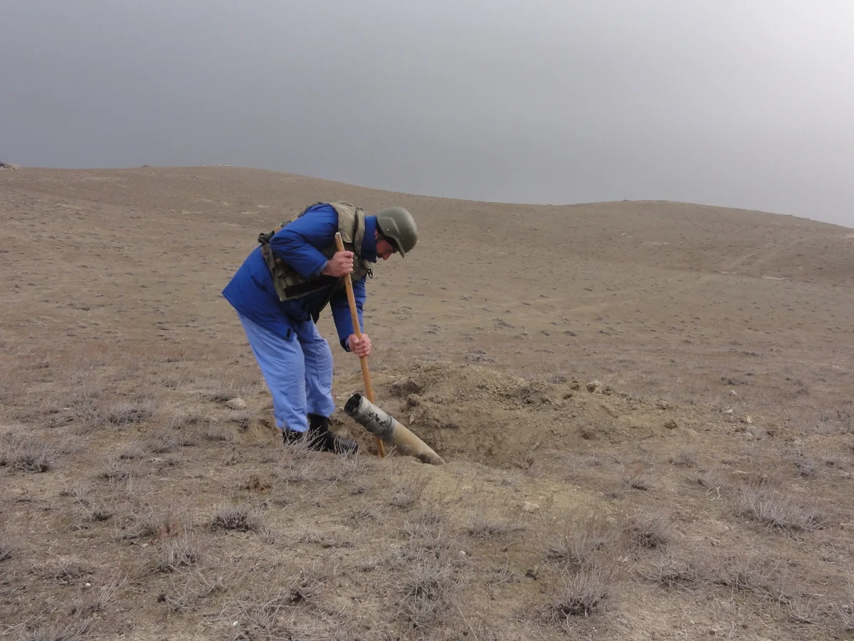 Xızıda 9 ədəd partlamamış hərbi sursat aşkar edilib