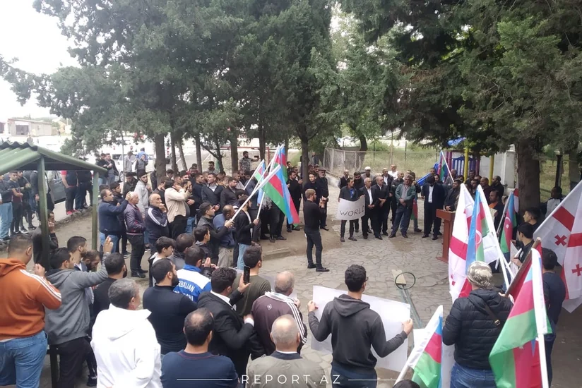 Gürcüstanda Azərbaycana növbəti dəstək aksiyası keçirilib