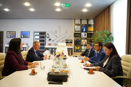 Azərbaycanla Beynəlxalq Məktəb İdmanı Federasiyası arasında gələcək əməkdaşlıq müzakirə olunub