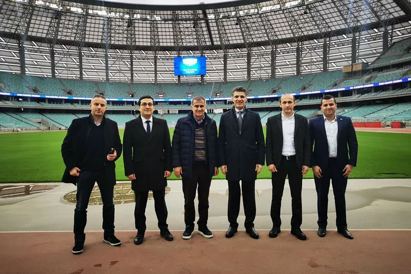 Şenol Günəş Bakı Olimpiya Stadionunda olub