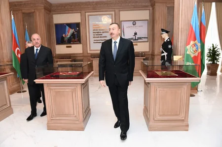 Sumqayıtda Bayraq Muzeyinin açılışı olub