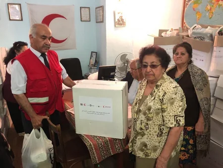 UAE Embassy and Red Cress distribute Ramadan food boxes to needy families in Azerbaijan