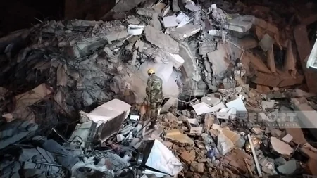 Kahramanmaraşda axtarış-xilasetmə işlərinə FHN-in xüsusi təlim keçmiş itləri də cəlb edilib 