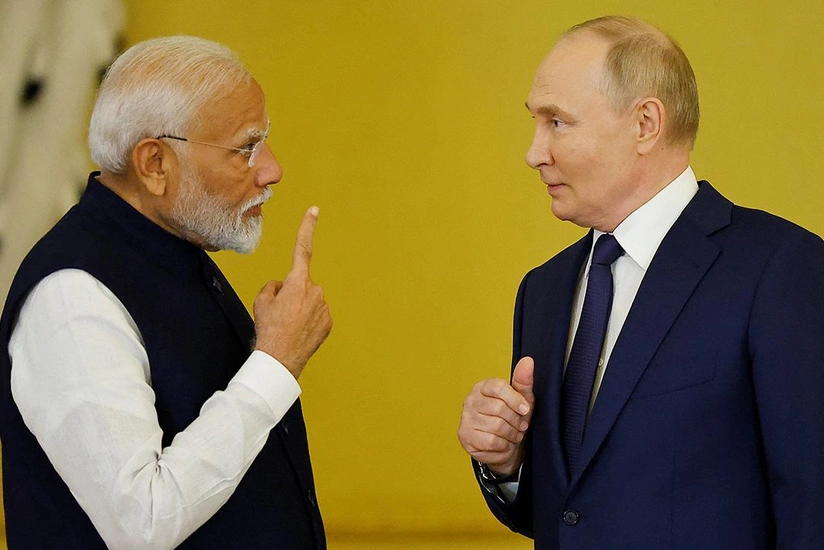 Modi və Putin Hindistan-Rusiya strateji tərəfdaşlığını müzakirə edib