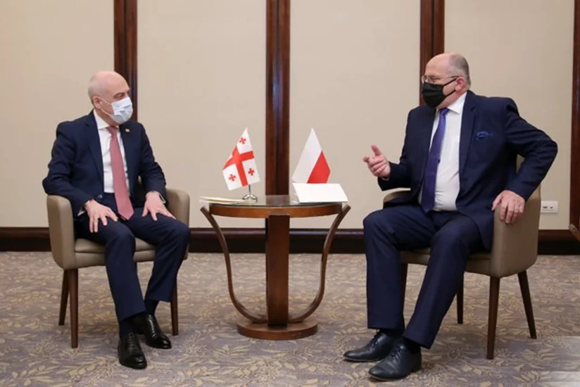 Gürcüstan və Polşanın XİN başçıları Cənubi Qafqazda sabitliyi müzakirə ediblər