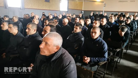 Əfv sərəncamı 6 saylı cəzaçəkmə müəssisəsində də icra olunub - FOTO