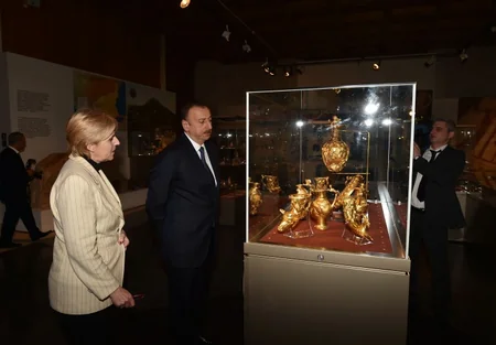 President Ilham Aliyev visited The Saint Sofia Church