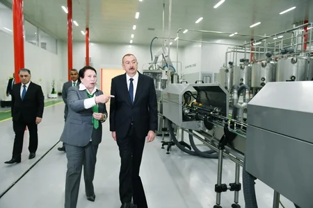 Ağdaşda Biyan Sənaye Parkının açılışı olub - YENİLƏNİB