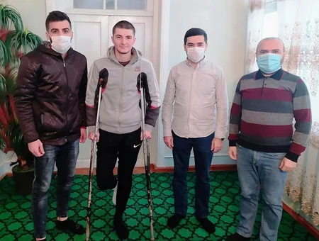 Vətən müharibəsi qazisinə Kəpəzdə iş verilib