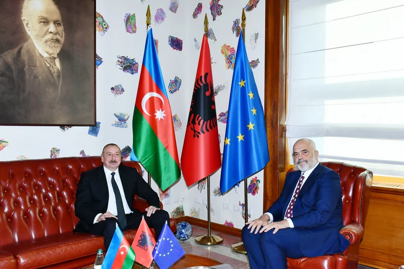 President Ilham Aliyev holds one-on-one meeting with Prime Minister of Albania Edi Rama