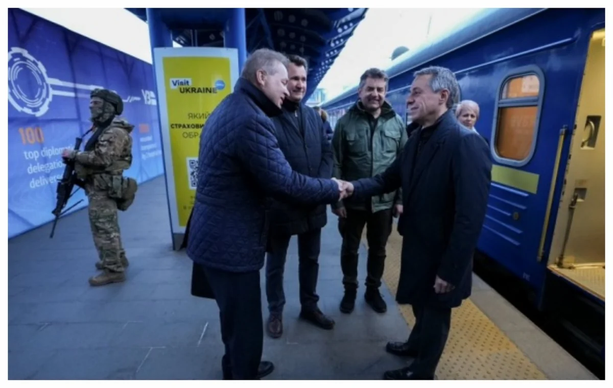 İsveçrə Prezidenti Ukraynada səfərdədir