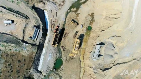 Talış-Tapqaraqoyunlu-Qaşaltı yeni avtomobil yolunun tikintisi sürətlə davam etdirilir