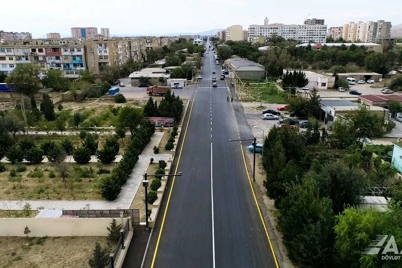 Bakının Qaradağ rayonunda bu il 20 kilometr uzunluğunda küçə təmir olunub