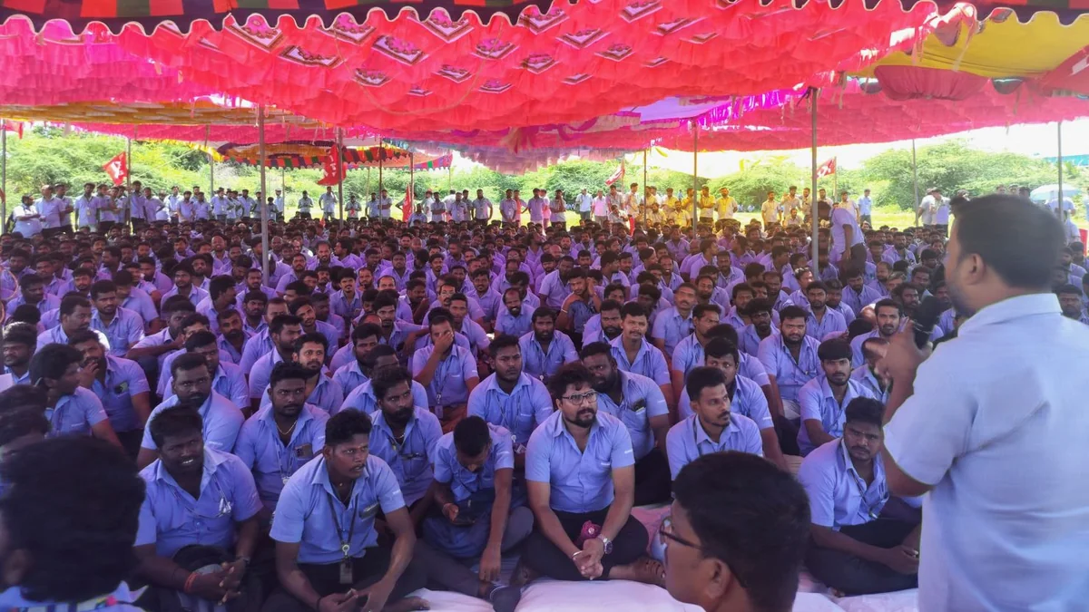 Half of Samsung's India factory workers go on strike