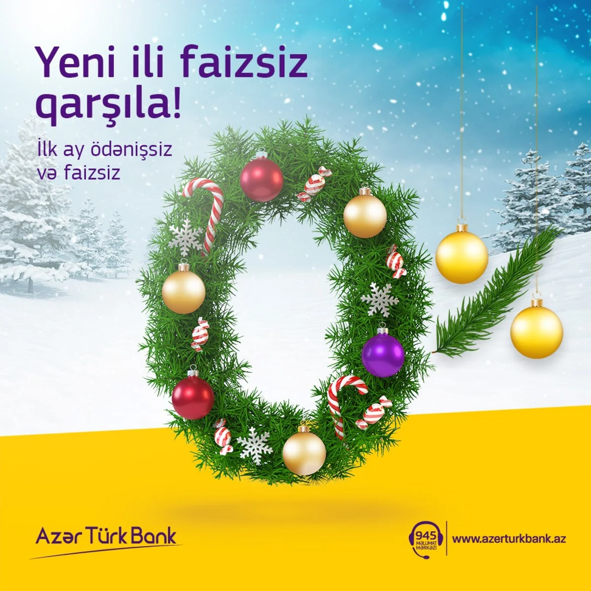 Azər Türk Bank ilk ayın kredit faizlərini müştərilərinə hədiyyə edəcək