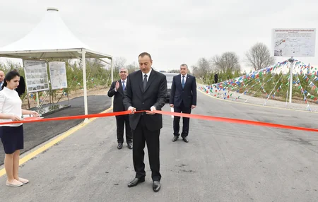 Saatli-Sarijalar-Gara Nuru-Shirinbayli-Fatalikand-Azadkand highway inaugurated